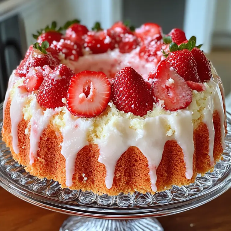 Strawberry Shortcake Pound Cake Cookery Crafters