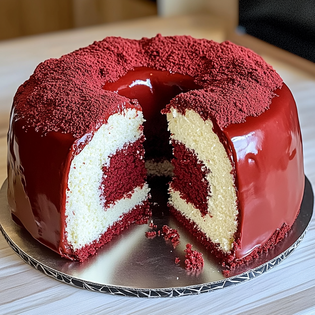 Mile High Red Velvet Pound Cake Recipe Moist Rich Stunning