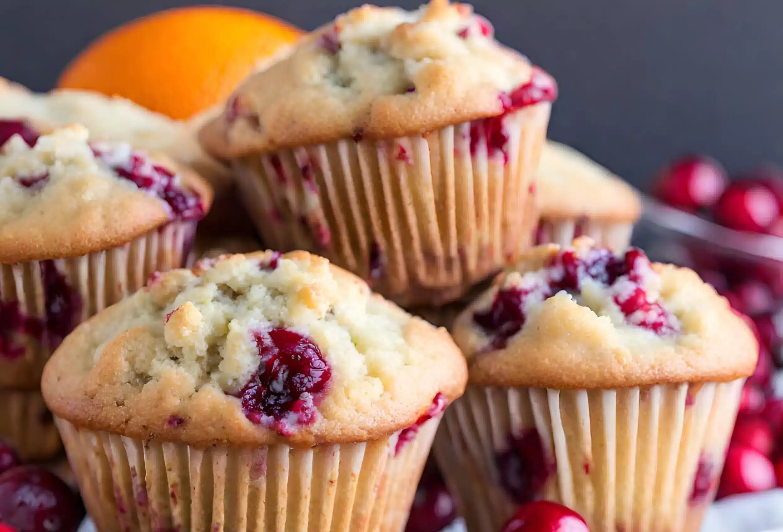 Fresh Cranberry Orange Muffins