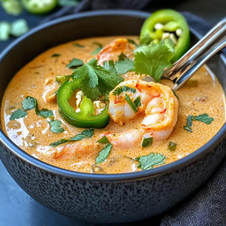 Spicy Jalapeño Shrimp Soup