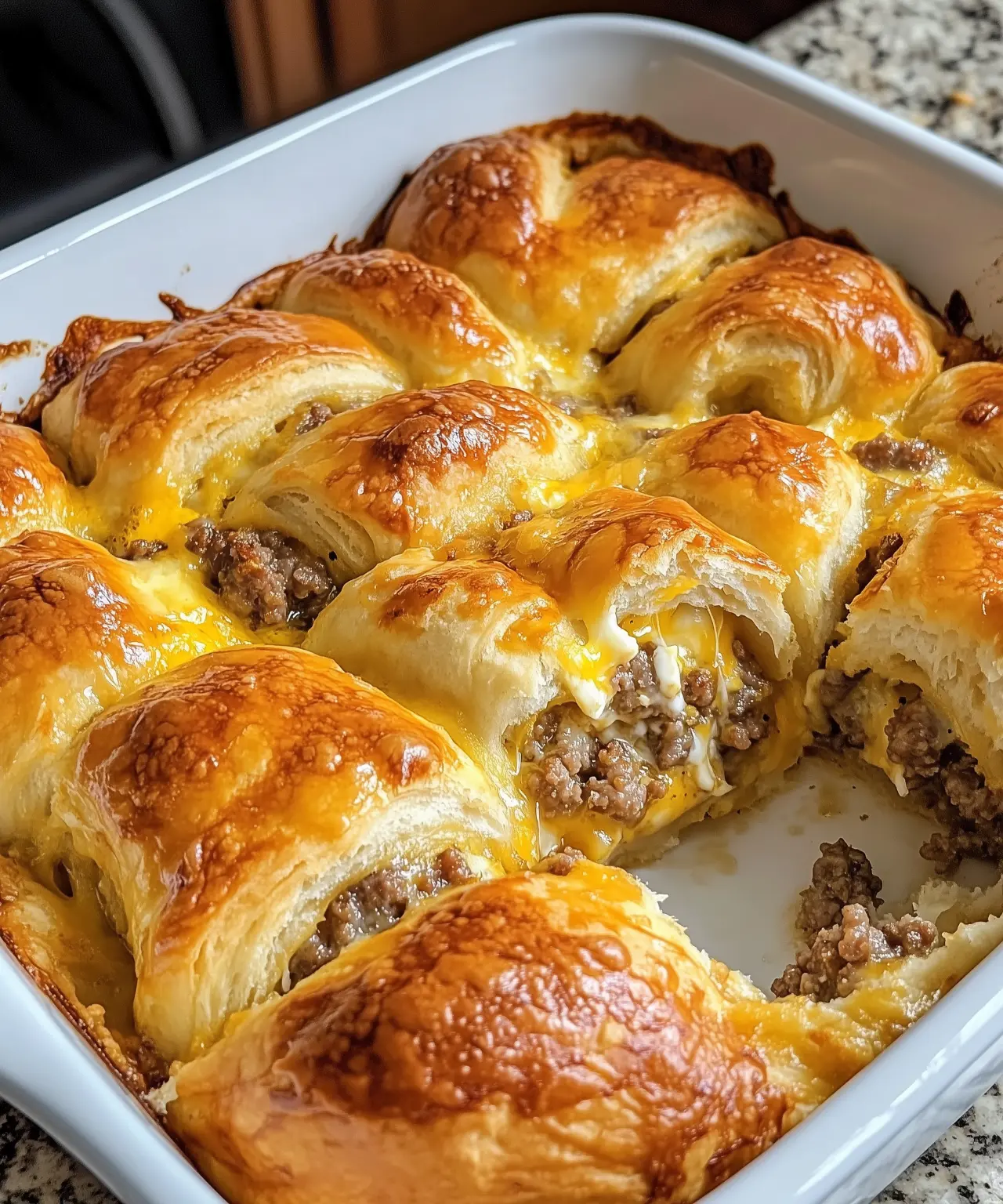 Breakfast Sausage Crescent Rolls