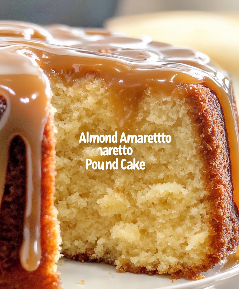 Almond Amaretto Pound Cake