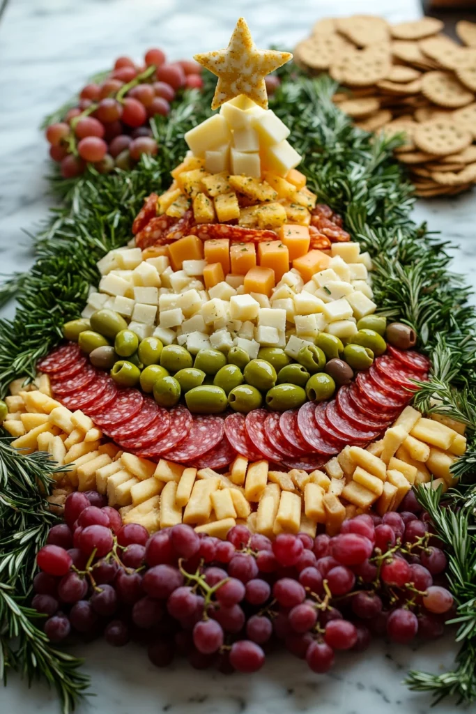 Christmas Tree Charcuterie Board 