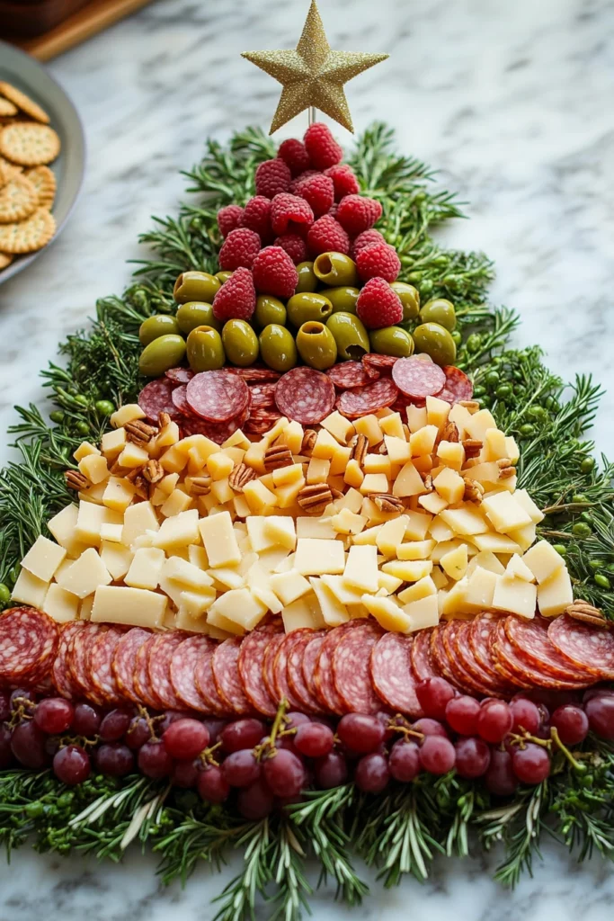 Christmas Tree Charcuterie Board 