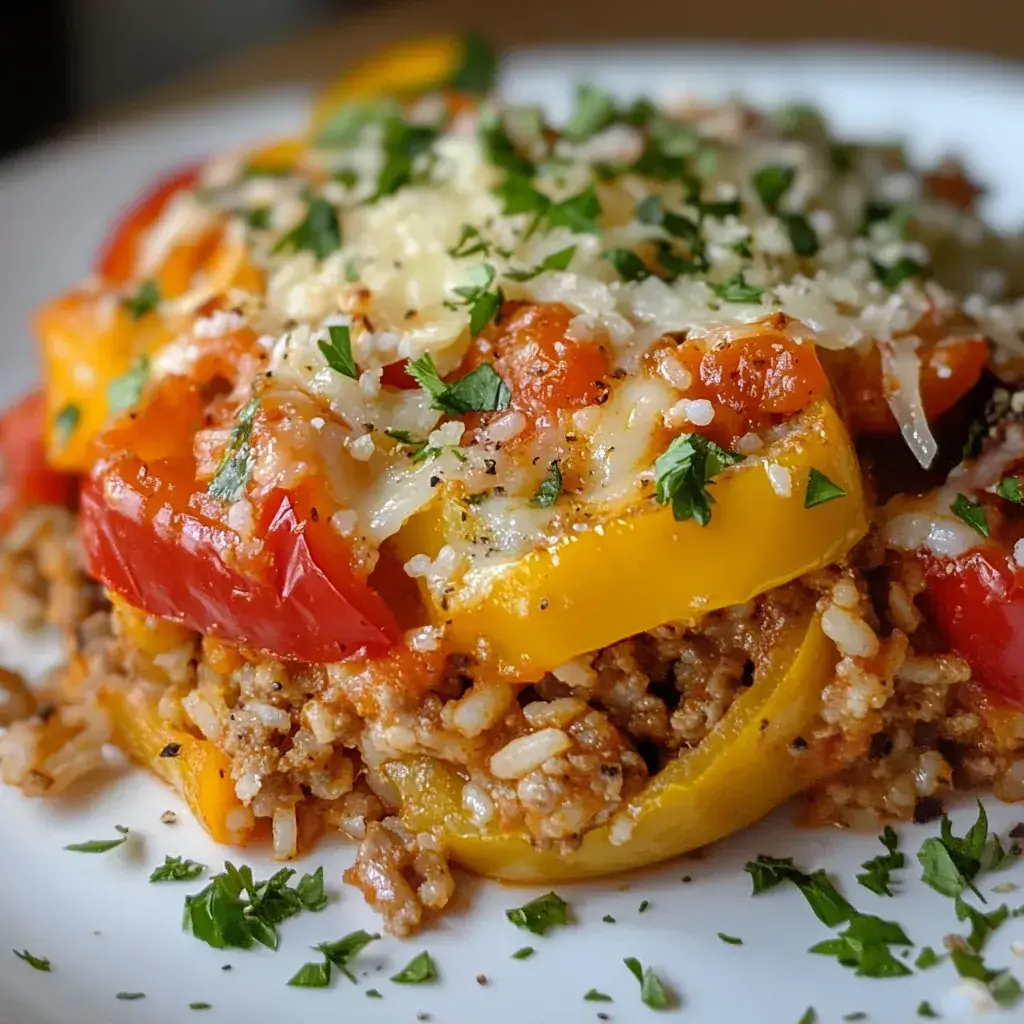 Stuffed Pepper Casserole - Cookery Crafters