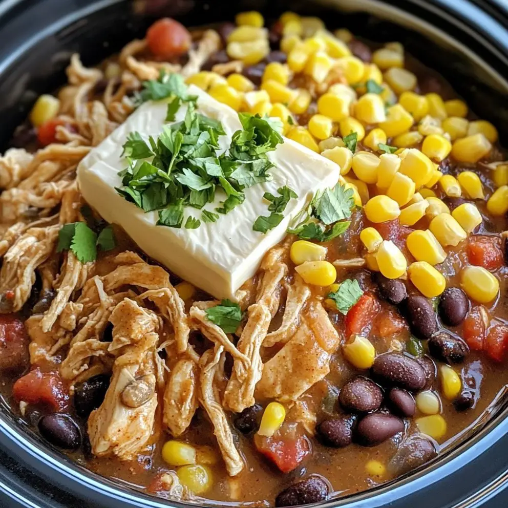 Crockpot Cream Cheese Chicken Chili Recipe