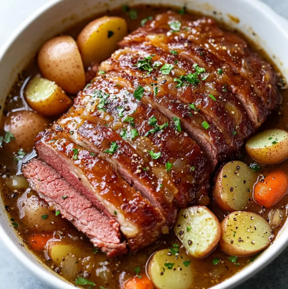 Crockpot Corned Beef and Cabbage