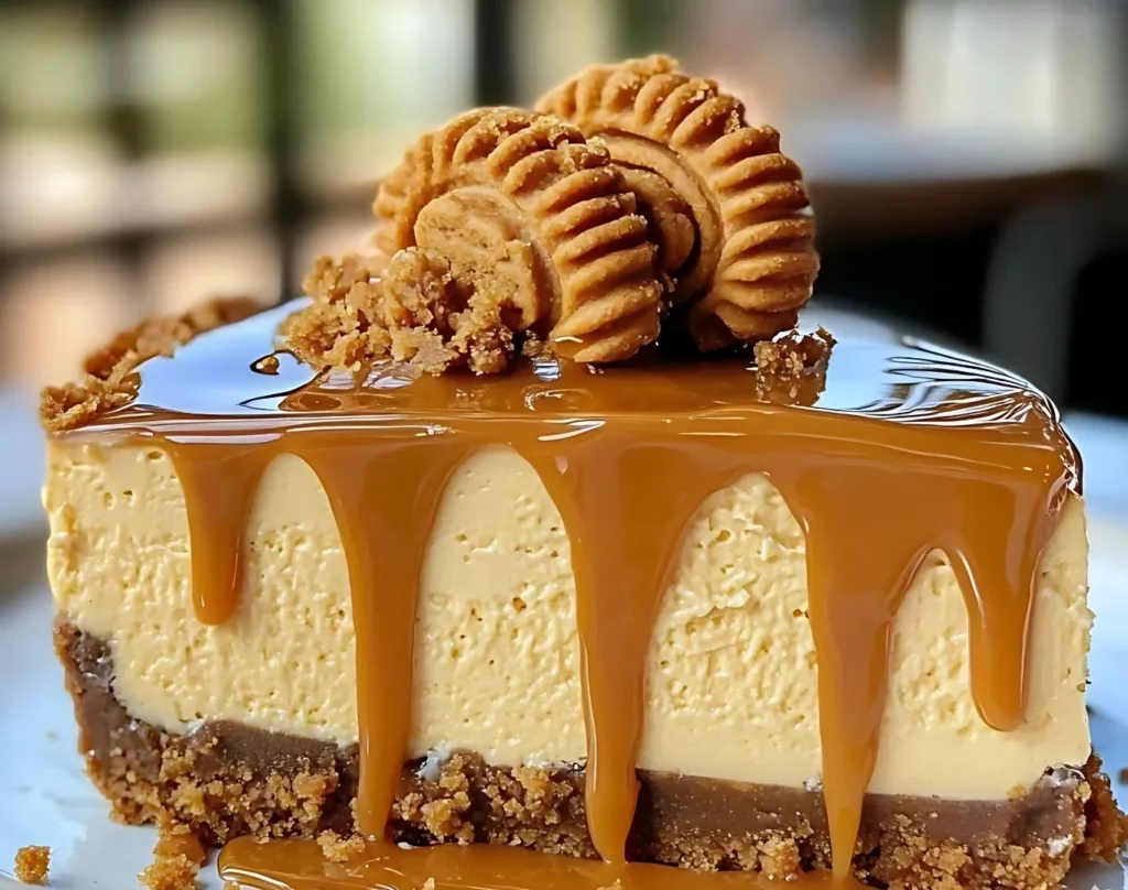 Biscoff Cookie Butter Cheesecake