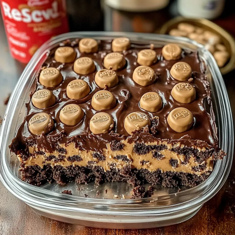 Reese’s Peanut Butter Earthquake Cake