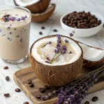 Lavender Coconut Iced Latte