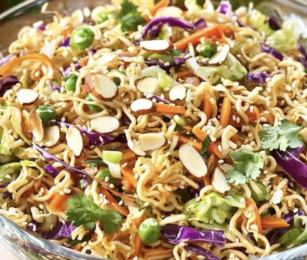 Crunchy Asian Ramen Noodle Salad