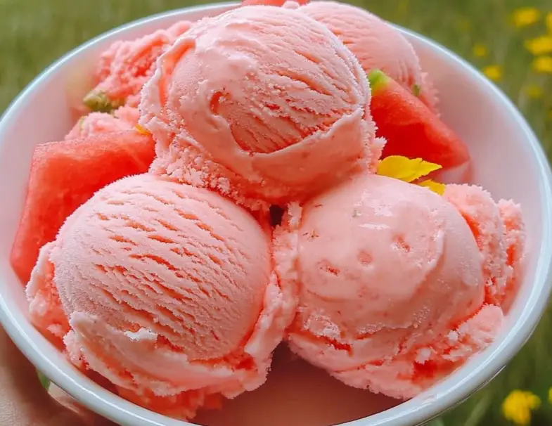 Watermelon Ice Cream Recipe