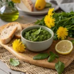 Dandelion No-Cheese Pesto