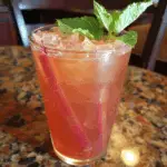 Iced Rhubarb Tea Recipe