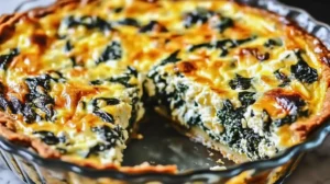 crustless spinach feta quiche